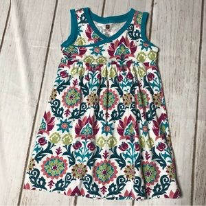 Tea Collection Spring Dress In Floral Pattern Size 4